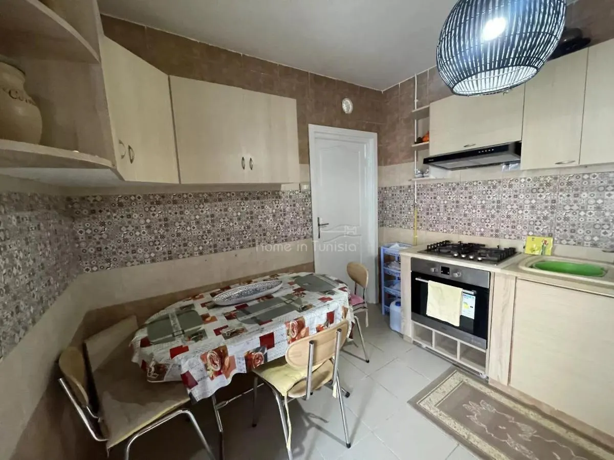 Location Saisonniere Etage Maison Arabesque A Hergla Kasnadar Hébergement de vacances