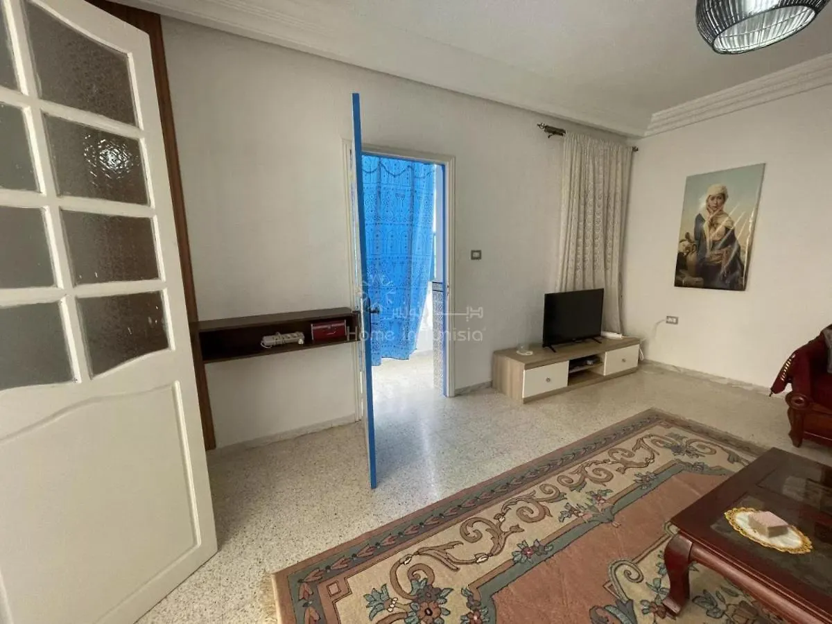 Hébergement de vacances Location Saisonniere Etage Maison Arabesque A Hergla Kasnadar Tunisie