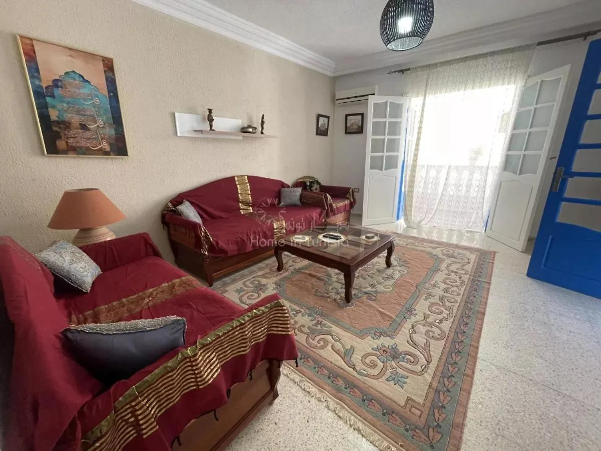 Location Saisonniere Etage Maison Arabesque A Hergla Kasnadar Hébergement de vacances