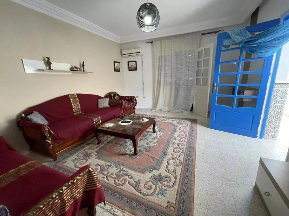 Location Saisonniere Etage Maison Arabesque A Hergla Kasnadar